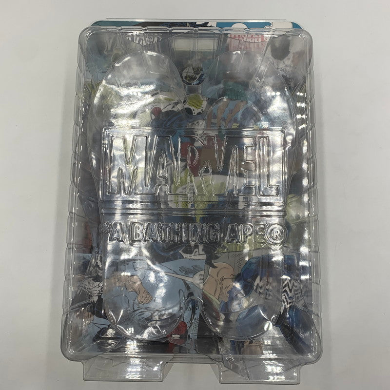 【中古品】【メンズ】 A BATHING APE アベイシングエイプ × MARVEL マーベル 別注 コラボ VENOM SNEAKERS OZX SH M191917 ヴェノム スニーカー 靴 シューズ 162-260129-ko-01-tei サイズ：26cm カラー：ブルー 万代Net店