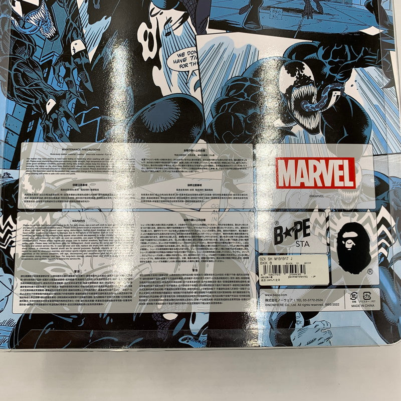 【中古品】【メンズ】 A BATHING APE アベイシングエイプ × MARVEL マーベル 別注 コラボ VENOM SNEAKERS OZX SH M191917 ヴェノム スニーカー 靴 シューズ 162-260129-ko-01-tei サイズ：26cm カラー：ブルー 万代Net店