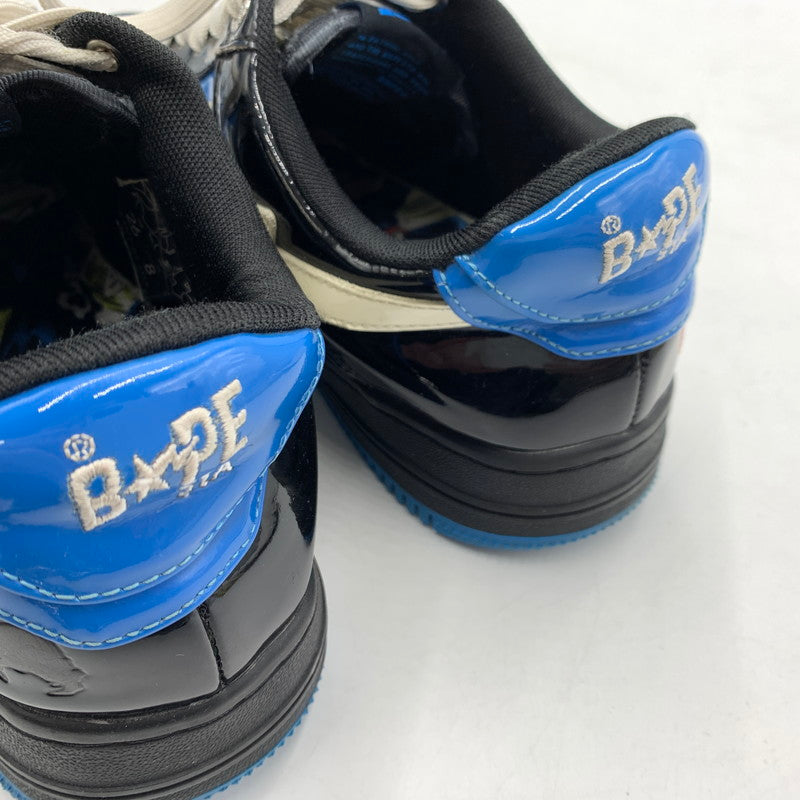 【中古品】【メンズ】 A BATHING APE アベイシングエイプ × MARVEL マーベル 別注 コラボ VENOM SNEAKERS OZX SH M191917 ヴェノム スニーカー 靴 シューズ 162-260129-ko-01-tei サイズ：26cm カラー：ブルー 万代Net店