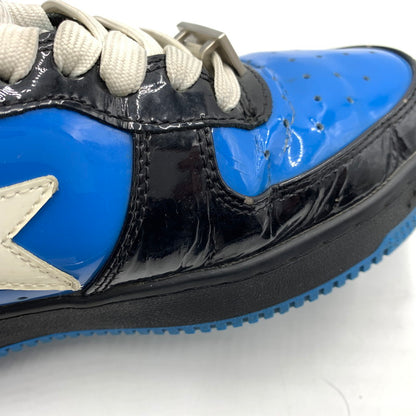 【中古品】【メンズ】 A BATHING APE アベイシングエイプ × MARVEL マーベル 別注 コラボ VENOM SNEAKERS OZX SH M191917 ヴェノム スニーカー 靴 シューズ 162-260129-ko-01-tei サイズ：26cm カラー：ブルー 万代Net店