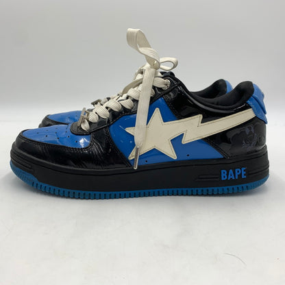 【中古品】【メンズ】 A BATHING APE アベイシングエイプ × MARVEL マーベル 別注 コラボ VENOM SNEAKERS OZX SH M191917 ヴェノム スニーカー 靴 シューズ 162-260129-ko-01-tei サイズ：26cm カラー：ブルー 万代Net店