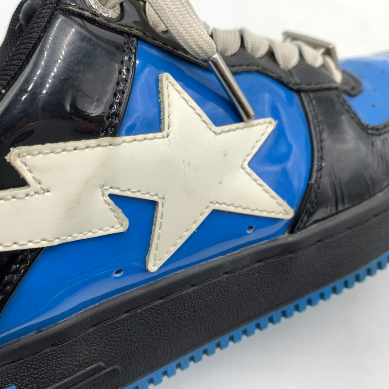 【中古品】【メンズ】 A BATHING APE アベイシングエイプ × MARVEL マーベル 別注 コラボ VENOM SNEAKERS OZX SH M191917 ヴェノム スニーカー 靴 シューズ 162-260129-ko-01-tei サイズ：26cm カラー：ブルー 万代Net店