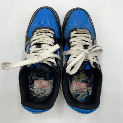 【中古品】【メンズ】 A BATHING APE アベイシングエイプ × MARVEL マーベル 別注 コラボ VENOM SNEAKERS OZX SH M191917 ヴェノム スニーカー 靴 シューズ 162-260129-ko-01-tei サイズ：26cm カラー：ブルー 万代Net店