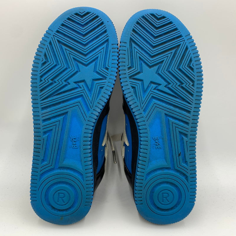 【中古品】【メンズ】 A BATHING APE アベイシングエイプ × MARVEL マーベル 別注 コラボ VENOM SNEAKERS OZX SH M191917 ヴェノム スニーカー 靴 シューズ 162-260129-ko-01-tei サイズ：26cm カラー：ブルー 万代Net店