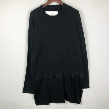 【中古品】【メンズ】 UNITED ARROWS & SONS ユナイテッドアローズ アンド サンズ A TO E SWEATER 5513-699-0203 エートゥイー セーター 長袖 トップス 147-251002-ks-23-tei サイズ：L カラー：ブラック 万代Net店