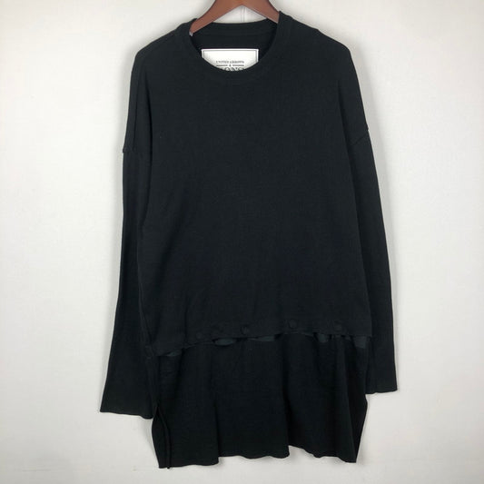 【中古品】【メンズ】 UNITED ARROWS & SONS ユナイテッドアローズ アンド サンズ A TO E SWEATER 5513-699-0203 エートゥイー セーター 長袖 トップス 147-251002-ks-23-tei サイズ：L カラー：ブラック 万代Net店