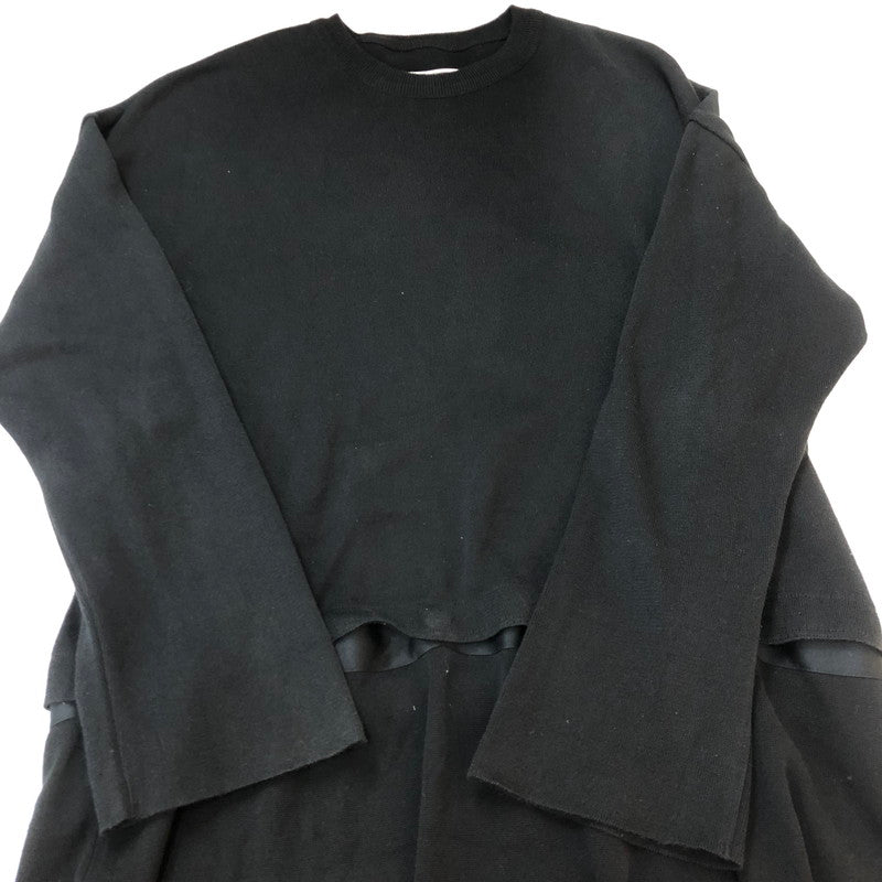 【中古品】【メンズ】 UNITED ARROWS & SONS ユナイテッドアローズ アンド サンズ A TO E SWEATER 5513-699-0203 エートゥイー セーター 長袖 トップス 147-251002-ks-23-tei サイズ：L カラー：ブラック 万代Net店
