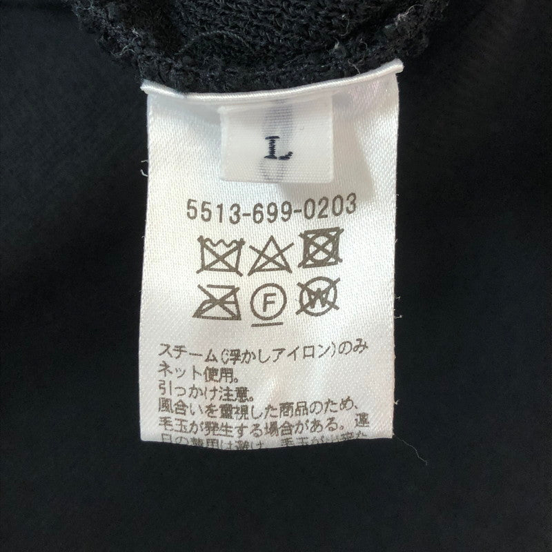 【中古品】【メンズ】 UNITED ARROWS & SONS ユナイテッドアローズ アンド サンズ A TO E SWEATER 5513-699-0203 エートゥイー セーター 長袖 トップス 147-251002-ks-23-tei サイズ：L カラー：ブラック 万代Net店