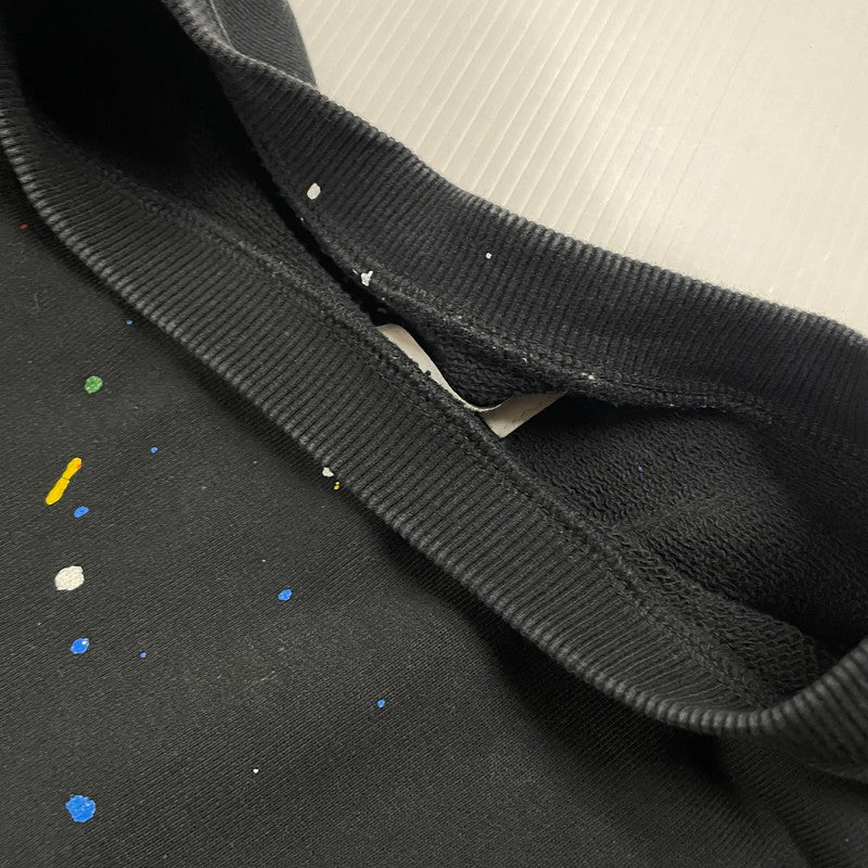 【中古品】【メンズ】 MIYAGI HIDETAKA ミヤギヒデタカ PAINT SWEAT SHIRT ペイント スウェット シャツ 長袖 トップス トレーナー 140-251015-yo-19-fuzh サイズ：2 カラー：ブラック 万代Net店