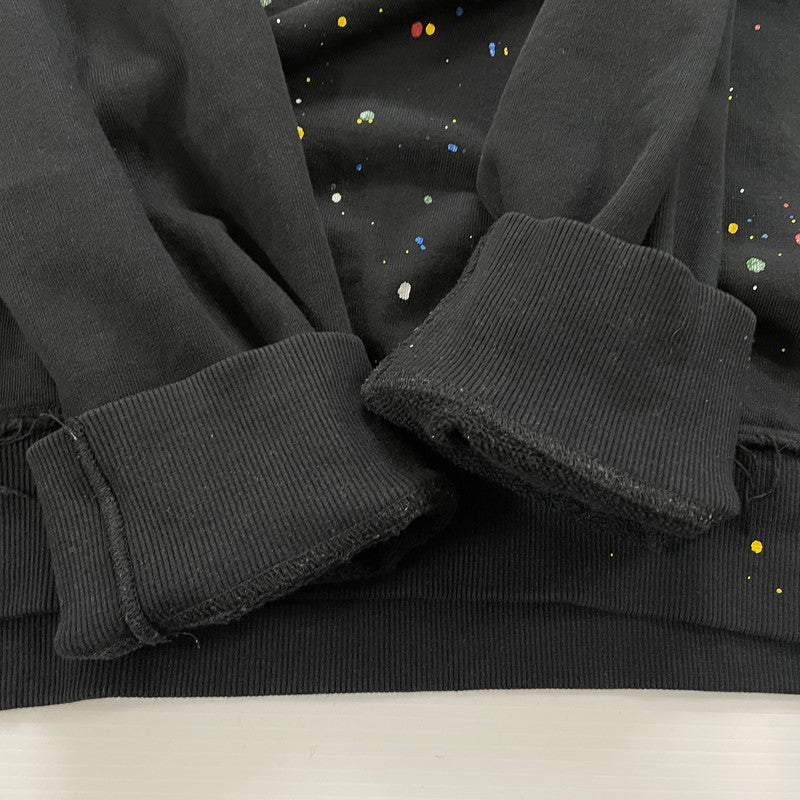 【中古品】【メンズ】 MIYAGI HIDETAKA ミヤギヒデタカ PAINT SWEAT SHIRT ペイント スウェット シャツ 長袖 トップス トレーナー 140-251015-yo-19-fuzh サイズ：2 カラー：ブラック 万代Net店