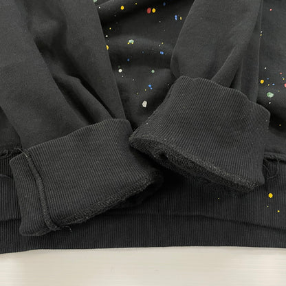 【中古品】【メンズ】 MIYAGI HIDETAKA ミヤギヒデタカ PAINT SWEAT SHIRT ペイント スウェット シャツ 長袖 トップス トレーナー 140-251015-yo-19-fuzh サイズ：2 カラー：ブラック 万代Net店