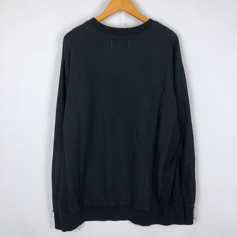 【中古品】【メンズ】 MIYAGI HIDETAKA ミヤギヒデタカ PAINT SWEAT SHIRT ペイント スウェット シャツ 長袖 トップス トレーナー 140-251015-yo-19-fuzh サイズ：2 カラー：ブラック 万代Net店