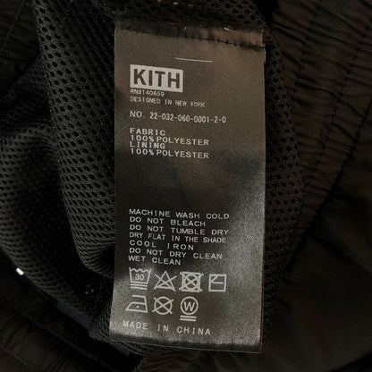 【中古品】【メンズ】 KITH キス NYLON SHORT PANT 22-032-060-0001-2-0 ナイロン ショートパンツ ボトムス ショーツ 153-251009-ks-26-tei サイズ：L カラー：ブラック 万代Net店