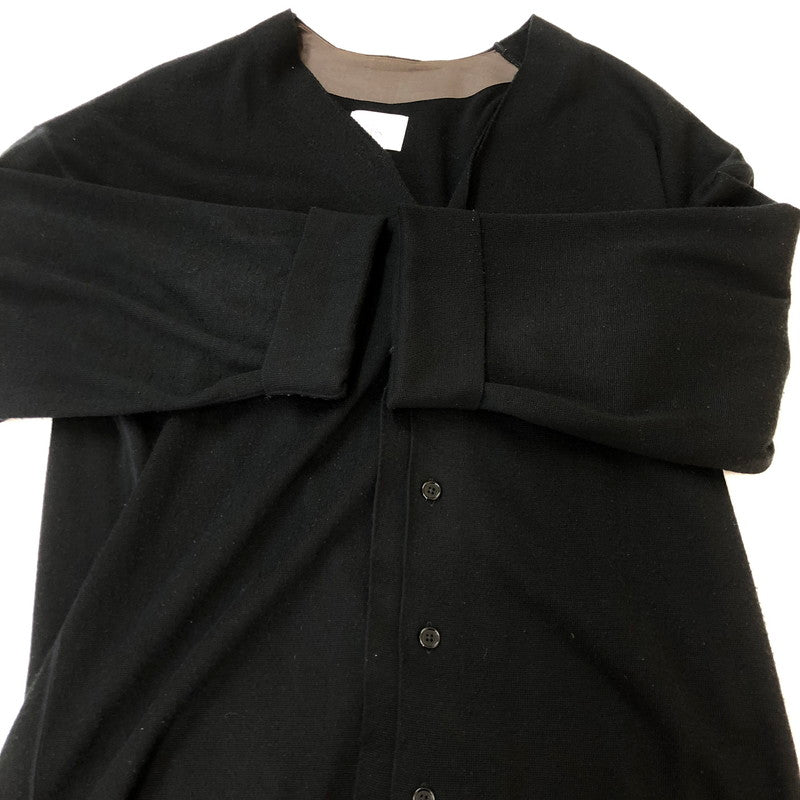【中古品】【メンズ】 UNITED ARROWS & SONS ユナイテッドアローズ アンド サンズ LAYER C/GN SWEATER　5513-699-0205 レイヤー セーター トップス カーディガン 147-251012-ts-20-tei サイズ：L カラー：ブラック 万代Net店