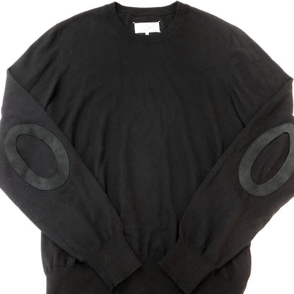 【中古品】【メンズ】 Maison Margiela メゾンマルジェラ S50HA0870 ELBOW-PATCH SWEAT TEE エルボーパッチ スウェット Tシャツ 長袖 トップス 141-251002-ks-04-tei サイズ：XXL カラー：ブラック 万代Net店