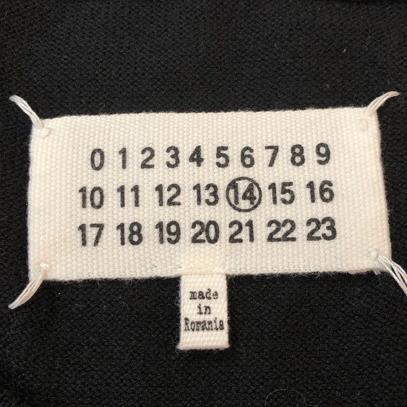 【中古品】【メンズ】 Maison Margiela メゾンマルジェラ S50HA0870 ELBOW-PATCH SWEAT TEE エルボーパッチ スウェット Tシャツ 長袖 トップス 141-251002-ks-04-tei サイズ：XXL カラー：ブラック 万代Net店