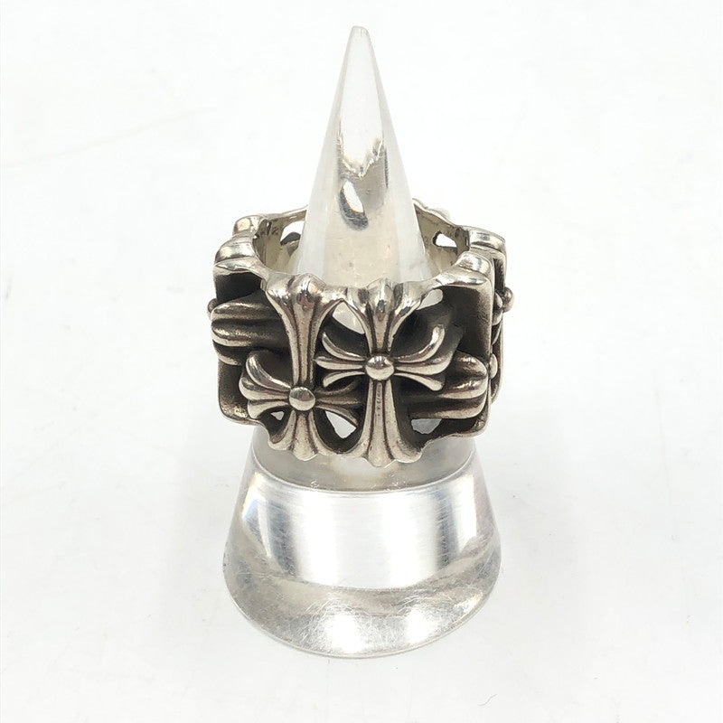 【中古品】【メンズ】 CHROME HEARTS クロムハーツ SQUARE CEMETERY スクエア セメタリー リング シルバー アクセサリー 指輪 190-251015-ks-02-tei カラー：シルバー 21.5号 万代Net店