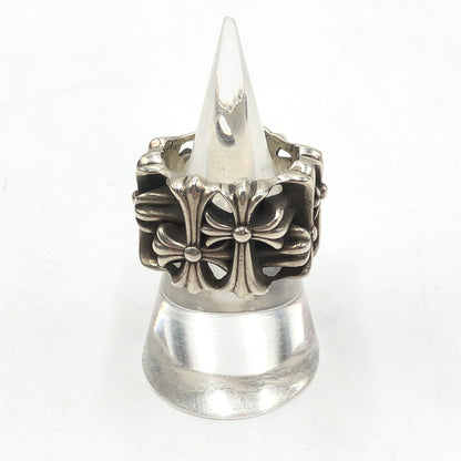 【中古品】【メンズ】 CHROME HEARTS クロムハーツ SQUARE CEMETERY スクエア セメタリー リング シルバー アクセサリー 指輪 190-251015-ks-02-tei カラー：シルバー 21.5号 万代Net店