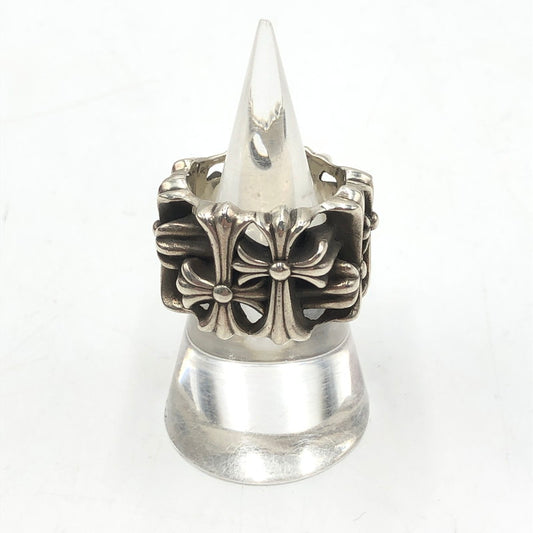 【中古品】【メンズ】 CHROME HEARTS クロムハーツ SQUARE CEMETERY スクエア セメタリー リング シルバー アクセサリー 指輪 190-251015-ks-02-tei カラー：シルバー 21.5号 万代Net店