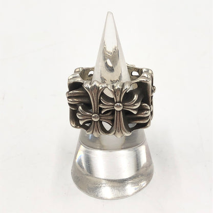 【中古品】【メンズ】 CHROME HEARTS クロムハーツ SQUARE CEMETERY スクエア セメタリー リング シルバー アクセサリー 指輪 190-251015-ks-02-tei カラー：シルバー 21.5号 万代Net店