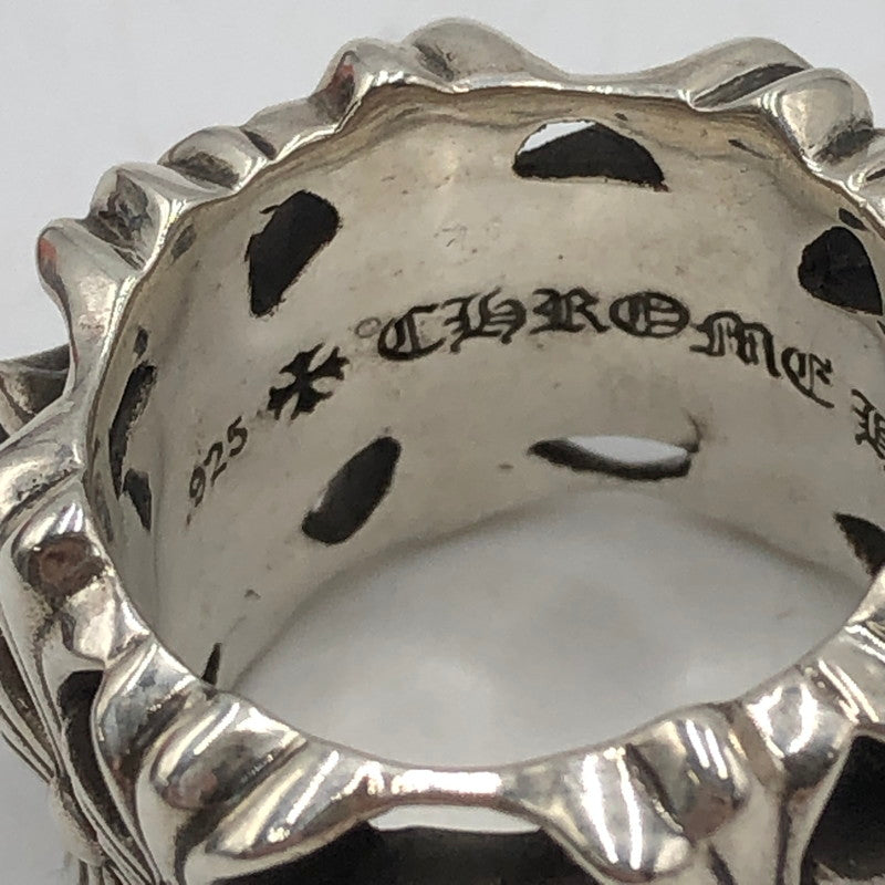 【中古品】【メンズ】 CHROME HEARTS クロムハーツ SQUARE CEMETERY スクエア セメタリー リング シルバー アクセサリー 指輪 190-251015-ks-02-tei カラー：シルバー 21.5号 万代Net店