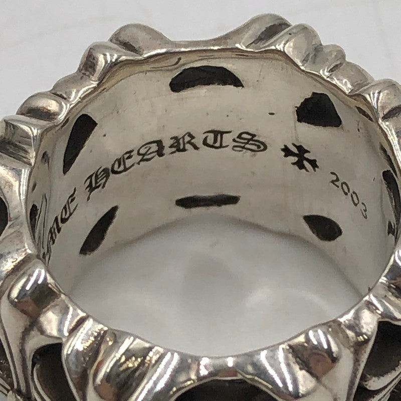 【中古品】【メンズ】 CHROME HEARTS クロムハーツ SQUARE CEMETERY スクエア セメタリー リング シルバー アクセサリー 指輪 190-251015-ks-02-tei カラー：シルバー 21.5号 万代Net店