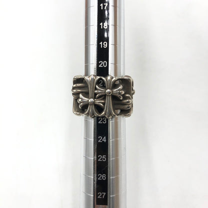 【中古品】【メンズ】 CHROME HEARTS クロムハーツ SQUARE CEMETERY スクエア セメタリー リング シルバー アクセサリー 指輪 190-251015-ks-02-tei カラー：シルバー 21.5号 万代Net店