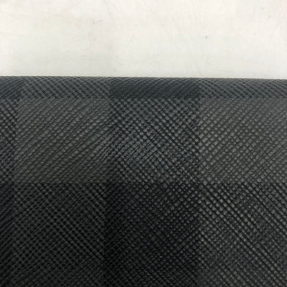 【中古品】【メンズ/レディース】 BURBERRY バーバリー CHECK FOLDING CARD CASE 80702041 チェック フォールデイング カードケース 財布 181-251220-yy-08-tei カラー：チャコール 万代Net店