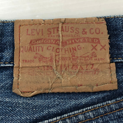 【中古品】【メンズ】 Levi's リーバイス 501 DENIM PANTS デニムパンツ ボトムス ジーンズ ボタン裏 刻印6 66前期 156-251005-ts-26-tei サイズ：W28L32 カラー：インディゴ 万代Net店