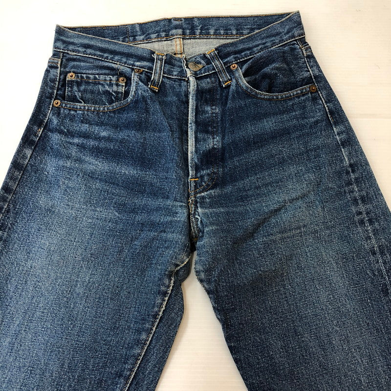 【中古品】【メンズ】 Levi's リーバイス 501 DENIM PANTS デニムパンツ ボトムス ジーンズ ボタン裏 刻印6 66前期 156-251005-ts-26-tei サイズ：W28L32 カラー：インディゴ 万代Net店