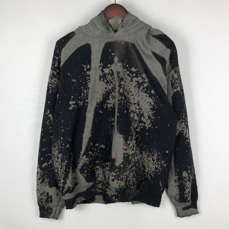 【中古品】【メンズ】 SASQUATCHfabrix. サスクワァッチファブリックス 24AW DESTROY HOODIE 24AW-CSP-002 デストロイ フーディー トップス プルオーバーフーディー 140-251002-ks-01-tei サイズ：L カラー：総柄 万代Net店