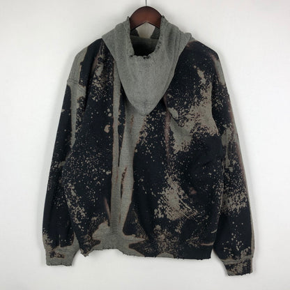 【中古品】【メンズ】 SASQUATCHfabrix. サスクワァッチファブリックス 24AW DESTROY HOODIE 24AW-CSP-002 デストロイ フーディー トップス プルオーバーフーディー 140-251002-ks-01-tei サイズ：L カラー：総柄 万代Net店
