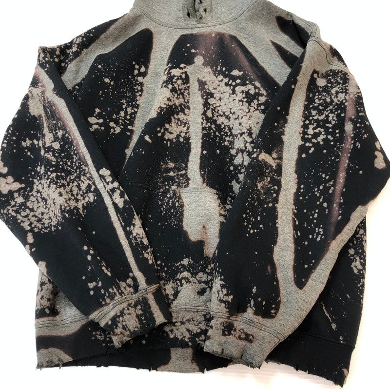 【中古品】【メンズ】 SASQUATCHfabrix. サスクワァッチファブリックス 24AW DESTROY HOODIE 24AW-CSP-002 デストロイ フーディー トップス プルオーバーフーディー 140-251002-ks-01-tei サイズ：L カラー：総柄 万代Net店