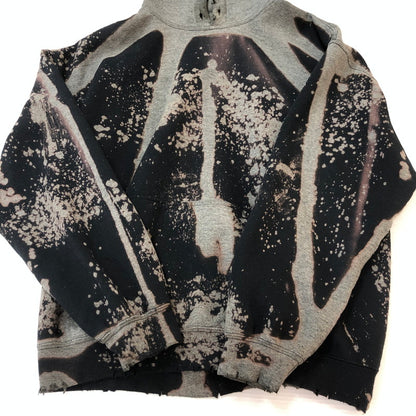 【中古品】【メンズ】 SASQUATCHfabrix. サスクワァッチファブリックス 24AW DESTROY HOODIE 24AW-CSP-002 デストロイ フーディー トップス プルオーバーフーディー 140-251002-ks-01-tei サイズ：L カラー：総柄 万代Net店