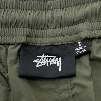【中古品】【メンズ】 STUSSY ステューシー NYLON COURT SHORT PANT 112330 ナイロンコートショートパンツ ボトムス ショーツ ハーフパンツ 153-251217-ts-13-tei サイズ：S カラー：カーキ 万代Net店