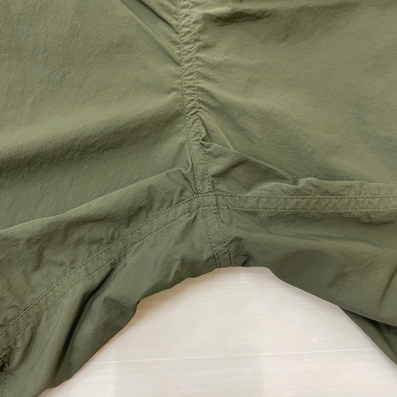【中古品】【メンズ】 STUSSY ステューシー NYLON COURT SHORT PANT 112330 ナイロンコートショートパンツ ボトムス ショーツ ハーフパンツ 153-251217-ts-13-tei サイズ：S カラー：カーキ 万代Net店