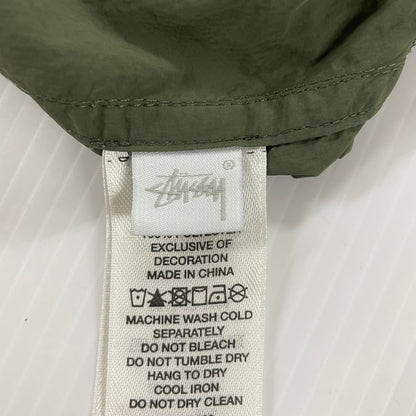 【中古品】【メンズ】 STUSSY ステューシー NYLON COURT SHORT PANT 112330 ナイロンコートショートパンツ ボトムス ショーツ ハーフパンツ 153-251217-ts-13-tei サイズ：S カラー：カーキ 万代Net店
