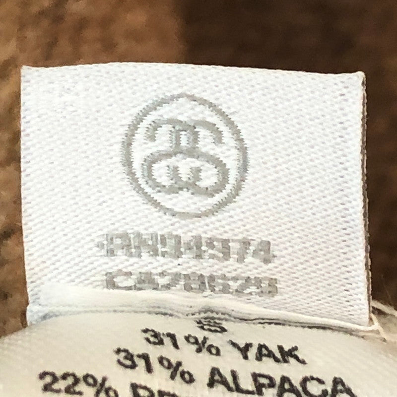 【中古品】【メンズ】 STUSSY ステューシー 24AW FULL ZIP BRUSHED MERINO SWEATER 117248 フルジップ ブラッシュメリノ セーター 長袖 トップス 142-251002-ks-15-fuz サイズ：S カラー：キャメル 万代Net店