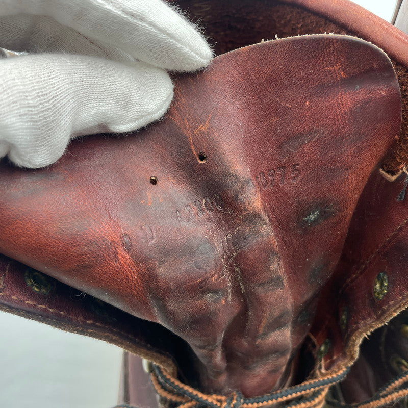 【現状渡し品】【メンズ】 Danner ダナー FOREMAN WORK BOOTS 12200 フォアマン ワークブーツ 靴 USA製 164-260108-yy-16-tei サイズ：10D カラー：レッド 万代Net店
