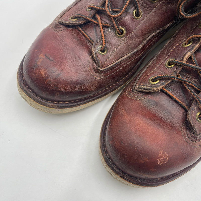 【現状渡し品】【メンズ】 Danner ダナー FOREMAN WORK BOOTS 12200 フォアマン ワークブーツ 靴 USA製 164-260108-yy-16-tei サイズ：10D カラー：レッド 万代Net店