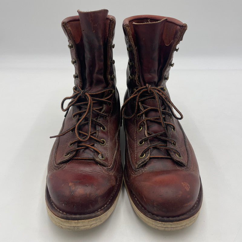 【現状渡し品】【メンズ】 Danner ダナー FOREMAN WORK BOOTS 12200 フォアマン ワークブーツ 靴 USA製 164-260108-yy-16-tei サイズ：10D カラー：レッド 万代Net店
