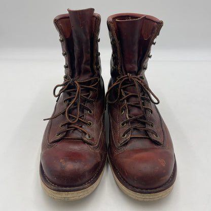 【現状渡し品】【メンズ】 Danner ダナー FOREMAN WORK BOOTS 12200 フォアマン ワークブーツ 靴 USA製 164-260108-yy-16-tei サイズ：10D カラー：レッド 万代Net店