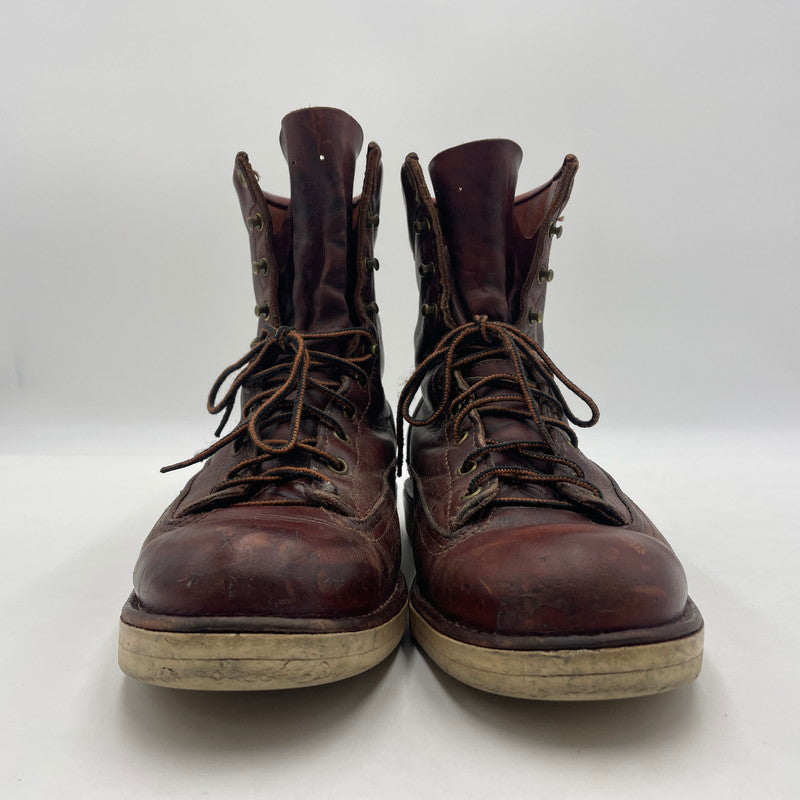 【現状渡し品】【メンズ】 Danner ダナー FOREMAN WORK BOOTS 12200 フォアマン ワークブーツ 靴 USA製 164-260108-yy-16-tei サイズ：10D カラー：レッド 万代Net店