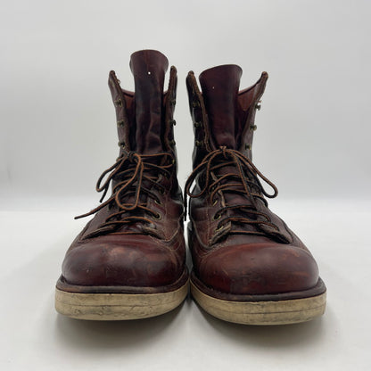 【現状渡し品】【メンズ】 Danner ダナー FOREMAN WORK BOOTS 12200 フォアマン ワークブーツ 靴 USA製 164-260108-yy-16-tei サイズ：10D カラー：レッド 万代Net店