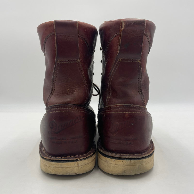 【現状渡し品】【メンズ】 Danner ダナー FOREMAN WORK BOOTS 12200 フォアマン ワークブーツ 靴 USA製 164-260108-yy-16-tei サイズ：10D カラー：レッド 万代Net店