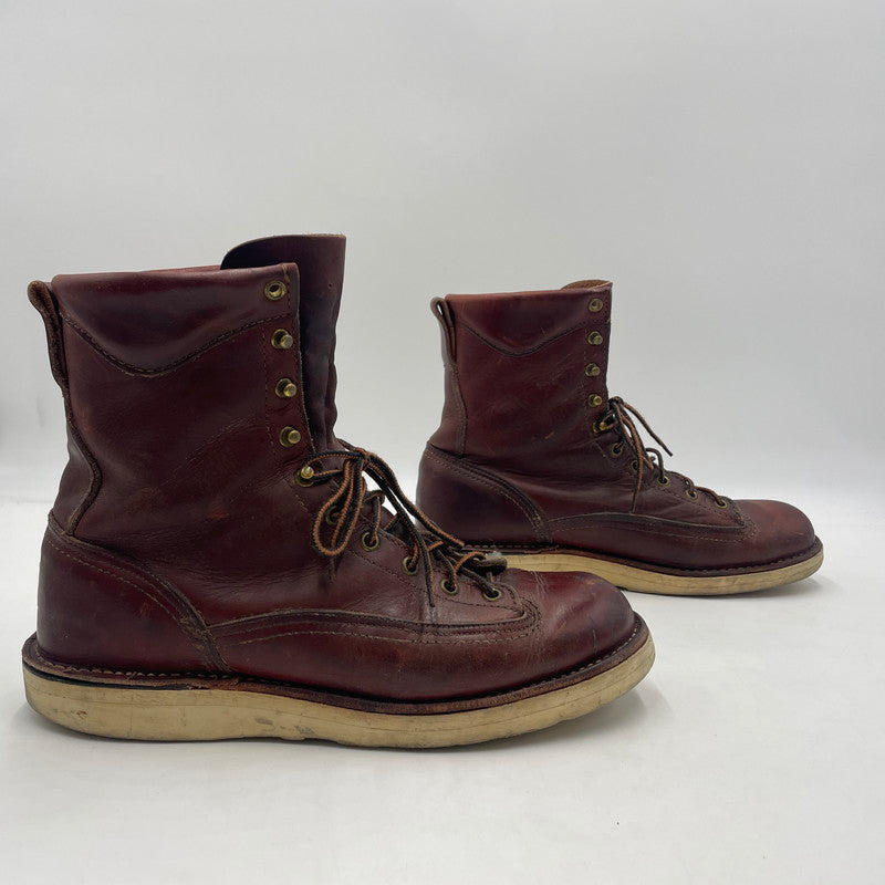 【現状渡し品】【メンズ】 Danner ダナー FOREMAN WORK BOOTS 12200 フォアマン ワークブーツ 靴 USA製 164-260108-yy-16-tei サイズ：10D カラー：レッド 万代Net店