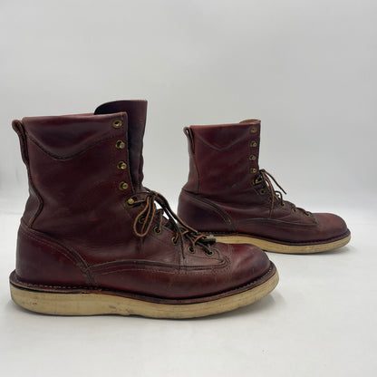 【現状渡し品】【メンズ】 Danner ダナー FOREMAN WORK BOOTS 12200 フォアマン ワークブーツ 靴 USA製 164-260108-yy-16-tei サイズ：10D カラー：レッド 万代Net店