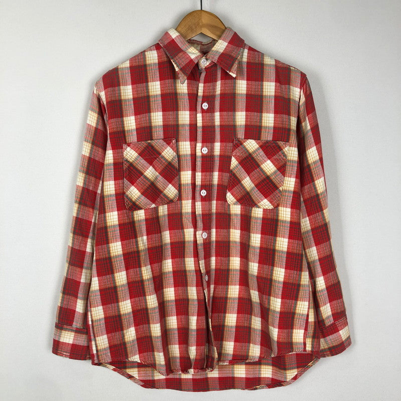 【中古品】【メンズ】 BIGMAC ビッグマック 70's FLANNEL CHECK L/S SHIRT VINTAGE 70年代 フランネル チェック ロングスリーブ シャツ 長袖 トップス 145-251009-ks-18-tei サイズ：15-15 1/2 カラー：マルチカラー 万代Net店