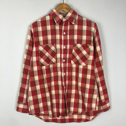 【中古品】【メンズ】 BIGMAC ビッグマック 70's FLANNEL CHECK L/S SHIRT VINTAGE 70年代 フランネル チェック ロングスリーブ シャツ 長袖 トップス 145-251009-ks-18-tei サイズ：15-15 1/2 カラー：マルチカラー 万代Net店