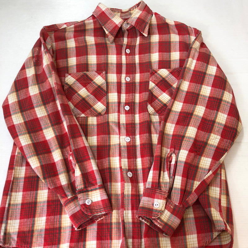 【中古品】【メンズ】 BIGMAC ビッグマック 70's FLANNEL CHECK L/S SHIRT VINTAGE 70年代 フランネル チェック ロングスリーブ シャツ 長袖 トップス 145-251009-ks-18-tei サイズ：15-15 1/2 カラー：マルチカラー 万代Net店
